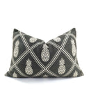 Pineapple Cushion cover - Black Natural at Online8 Furniture Auckland NZ