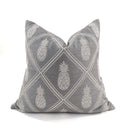 Pineapple Cushion Cover - Gray/White at Online8 Furniture Auckland NZ