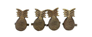 PineApple Napkin Rings Set/4 at Online8 Furniture Auckland NZ