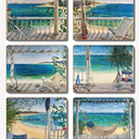 Placemats Beach Balconies 36.5x27.5 cm at Online8 Furniture Auckland NZ
