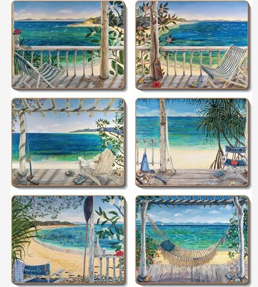Placemats Beach Balconies 36.5x27.5 cm at Online8 Furniture Auckland NZ
