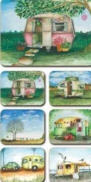 Placemats Vintage Caravan 36.5x27.5 cm at Online8 Furniture Auckland NZ
