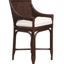 PLANTATION Kipling Bench Stool w/Cream Seat Cushion - Chocolate at Online8 Furniture Auckland NZ