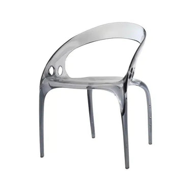 Pluto Transparent Chair - Smoke at Online8 Furniture Auckland NZ