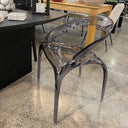 Pluto Transparent Chair - Smoke at Online8 Furniture Auckland NZ