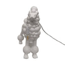 Poodle Table | Floor Lamp - White at Online8 Furniture Auckland NZ