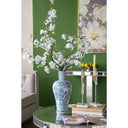 Porcelain Blue and White Fluted Vase at Online8 Furniture Auckland NZ