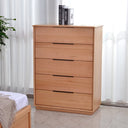 Porter 5dw Tallboy - Natural at Online8 Furniture Auckland NZ