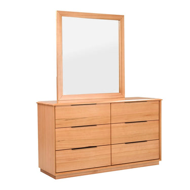 Porter 6 Drawers Dressing table w/ Mirror at Online8 Furniture Auckland NZ