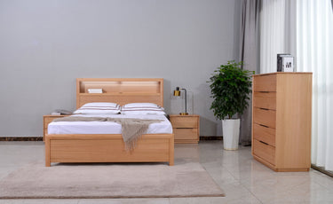 Porter Bedroom Set - Natural at Online8 Furniture Auckland NZ