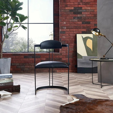 Porter Casual Chair - Vintage Black at Online8 Furniture Auckland NZ