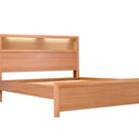 Porter Queen Bed with Bookcase + USB Socket+ LED light at Online8 Furniture Auckland NZ