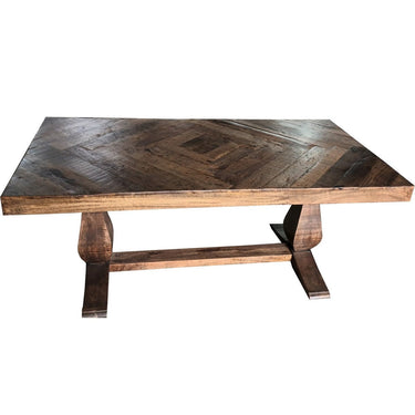 Prairie Parquet Dining Table - Walnut 1800 at Online8 Furniture Auckland NZ