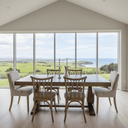 Prairie Parquet Dining Table - Walnut 1800 at Online8 Furniture Auckland NZ