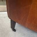 Prescott Full Grain Leather Armchair – Vintage Brown at Online8 Furniture Auckland NZ