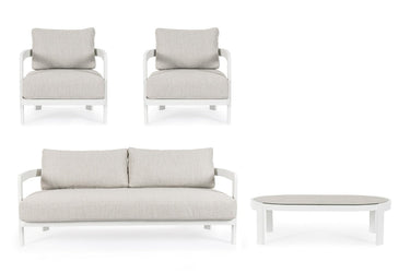Presley Outdoor Sofa Set 4Pcs at Online8 Furniture Auckland NZ