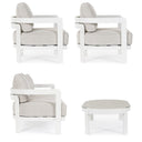 Presley Outdoor Sofa Set 4Pcs at Online8 Furniture Auckland NZ