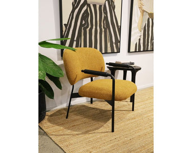 Retro Occasional Chair - Ochre at Online8 Furniture Auckland NZ