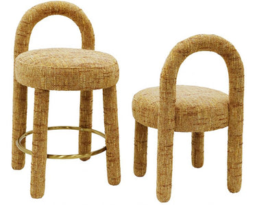Frazier Bar Stool - Rust Fleck at Online8 Furniture Auckland NZ
