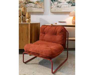 Tyson Occasional Chair - Vermilion at Online8 Furniture Auckland NZ
