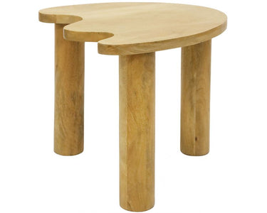 Torro Side Table - Natural Mango Wood at Online8 Furniture Auckland NZ