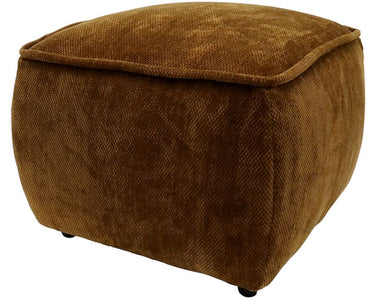 Nellie Small Ottoman - Coffee at Online8 Furniture Auckland NZ