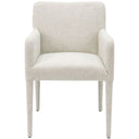 Georgie Vintage Velvet Dining Chair - Soft Grey at Online8 Furniture Auckland NZ