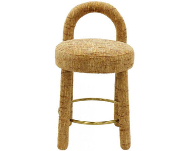 Frazier Bar Stool - Rust Fleck at Online8 Furniture Auckland NZ