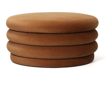 Elyice Storage Ottoman - Dark Caramel at Online8 Furniture Auckland NZ