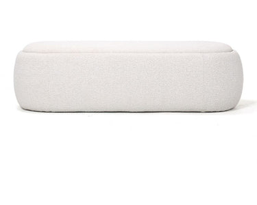 Anica Storage Bench - Textured Taupe at Online8 Furniture Auckland NZ