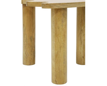 Torro Side Table - Natural Mango Wood at Online8 Furniture Auckland NZ