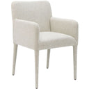 Georgie Vintage Velvet Dining Chair - Soft Grey at Online8 Furniture Auckland NZ