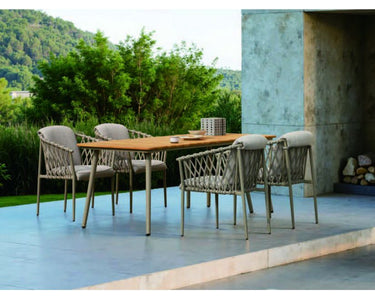 Josiah Outdoor Dining Chair - Taupe at Online8 Furniture Auckland NZ