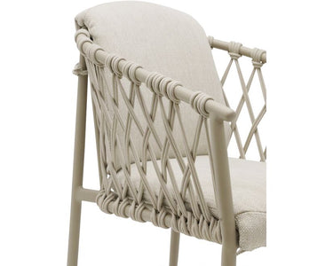 Josiah Outdoor Dining Chair - Taupe at Online8 Furniture Auckland NZ