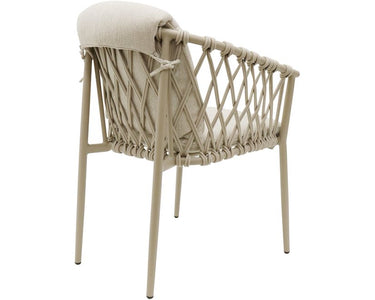 Josiah Outdoor Dining Chair - Taupe at Online8 Furniture Auckland NZ