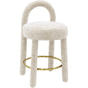 Frazier Bar Stool - Taupe Fleck at Online8 Furniture Auckland NZ