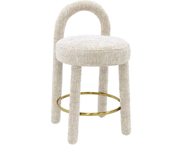 Frazier Bar Stool - Taupe Fleck at Online8 Furniture Auckland NZ