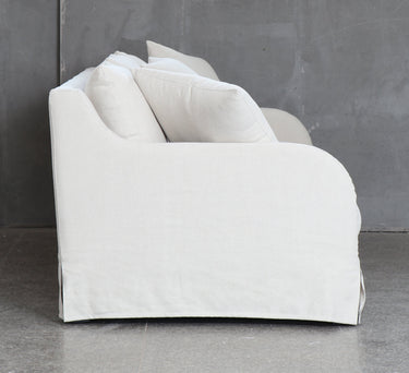 Provencal Slip cover 3 Seater Sofa - Salt & Pepper at Online8 Furniture Auckland NZ