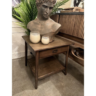 Provence Bedside Table - Ash at Online8 Furniture Auckland NZ
