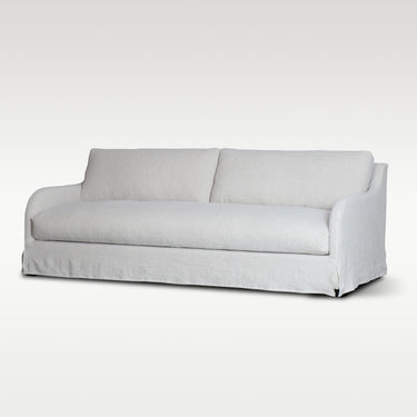 Provence Linen 3 Seater Sofa in natural 100% linen, 230cm wide