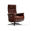 Providence Aged Leather Electric Recliner Chair - Vintage Cigar at Online8 Furniture Auckland NZ