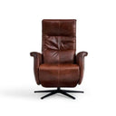 Providence Aged Leather Electric Recliner Chair - Vintage Cigar at Online8 Furniture Auckland NZ