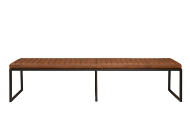 PURE Sabina Leather Bench 1800mm at Online8 Furniture Auckland NZ