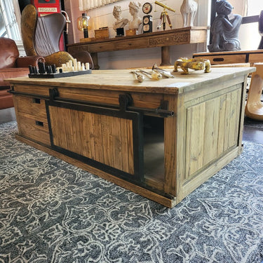 Railway Farmhouse Coffee Table at Online8 Furniture Auckland NZ
