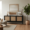 Ranfurly Sideboard - Rustic Black at Online8 Furniture Auckland NZ