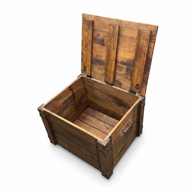 Ranger Log Trunk Side Table with Storage at Online8 Furniture Auckland NZ