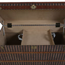 Rare Brass Bound Striped Trunk at Online8 Furniture Auckland NZ