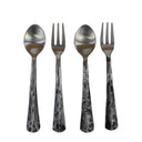 Raw Look Spoon & Fork Set/4 at Online8 Furniture Auckland NZ