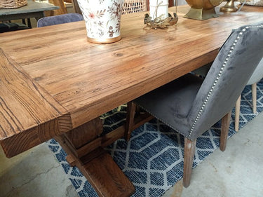 Reclaimed Dining Table - Boatwood 3000 at Online8 Furniture Auckland NZ