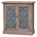 Reclaimed Elm Console Table with Zinc Doors at Online8 Furniture Auckland NZ